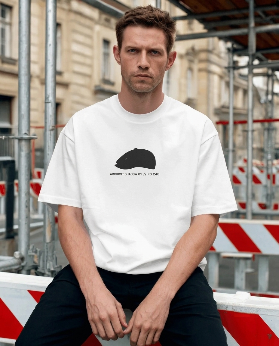 Peaky Blinders Inspired Printed T-Shirt | 240 GSM Heavyweight Cotton Oversized Tee